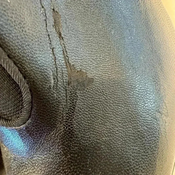 Adrianne Vittadini women’s high heel black leather ankle boots size 10 - Picture 10 of 11